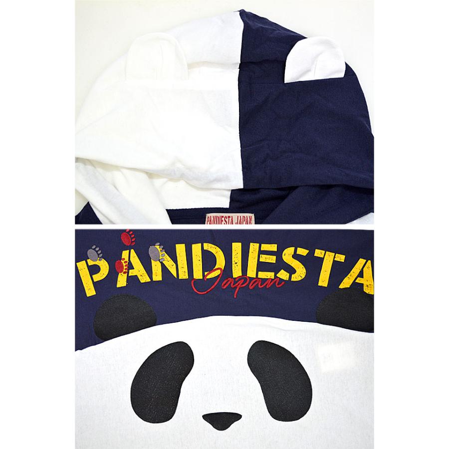 パンダ様 配色切替BIGパーカー PANDIESTA JAPAN 523474 パンディエスタ