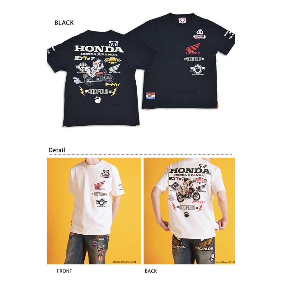 HONDA×PANDIESTA CB400FOUR半袖Tシャツ PANDIESTA JAPAN 523508