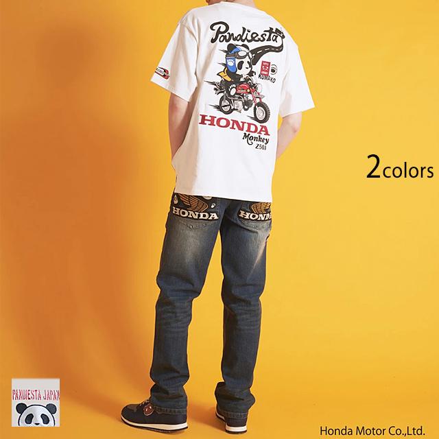 HONDA×PANDIESTA Monkey Z50J半袖Tシャツ PANDIESTA JAPAN