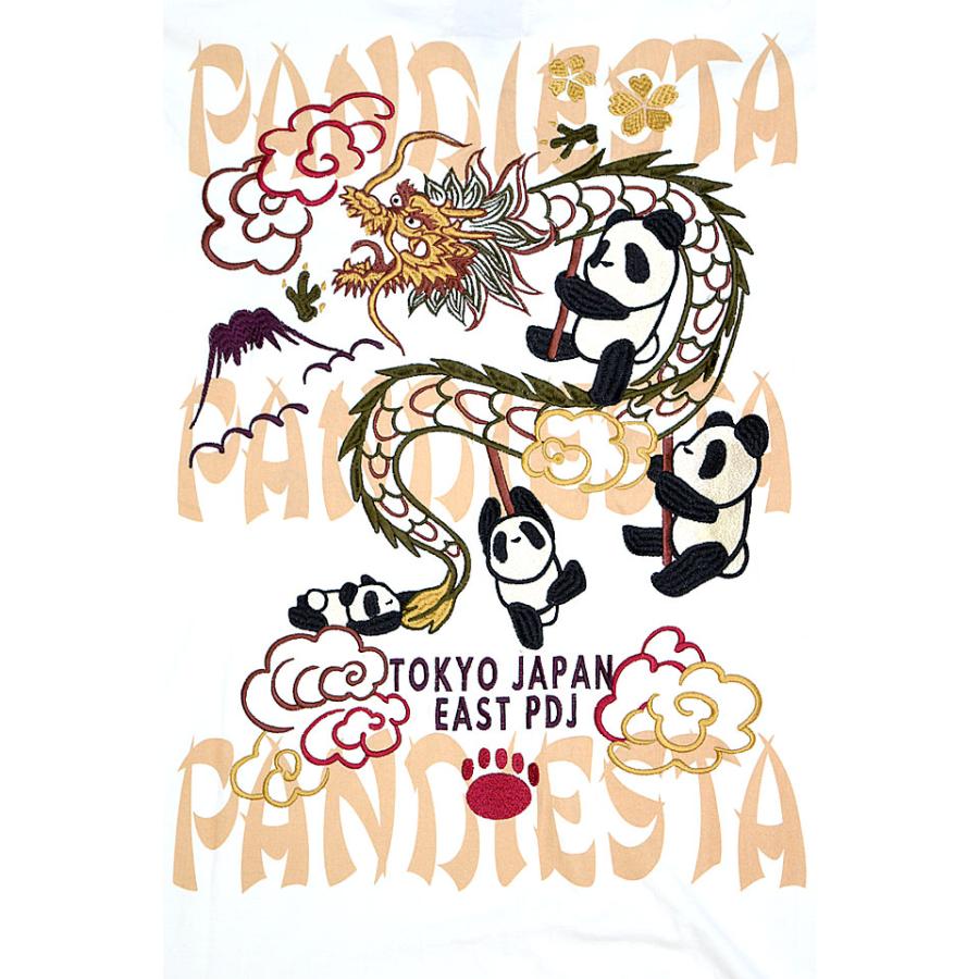熊猫ドラゴンTシャツ PANDIESTA JAPAN 523214 パンディエスタジャパン