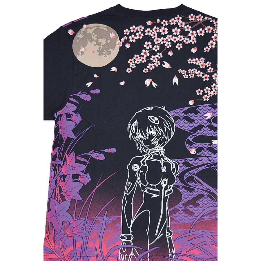 EVANGELION×錦 枝垂れ桜綾波半袖Tシャツ 錦 523218