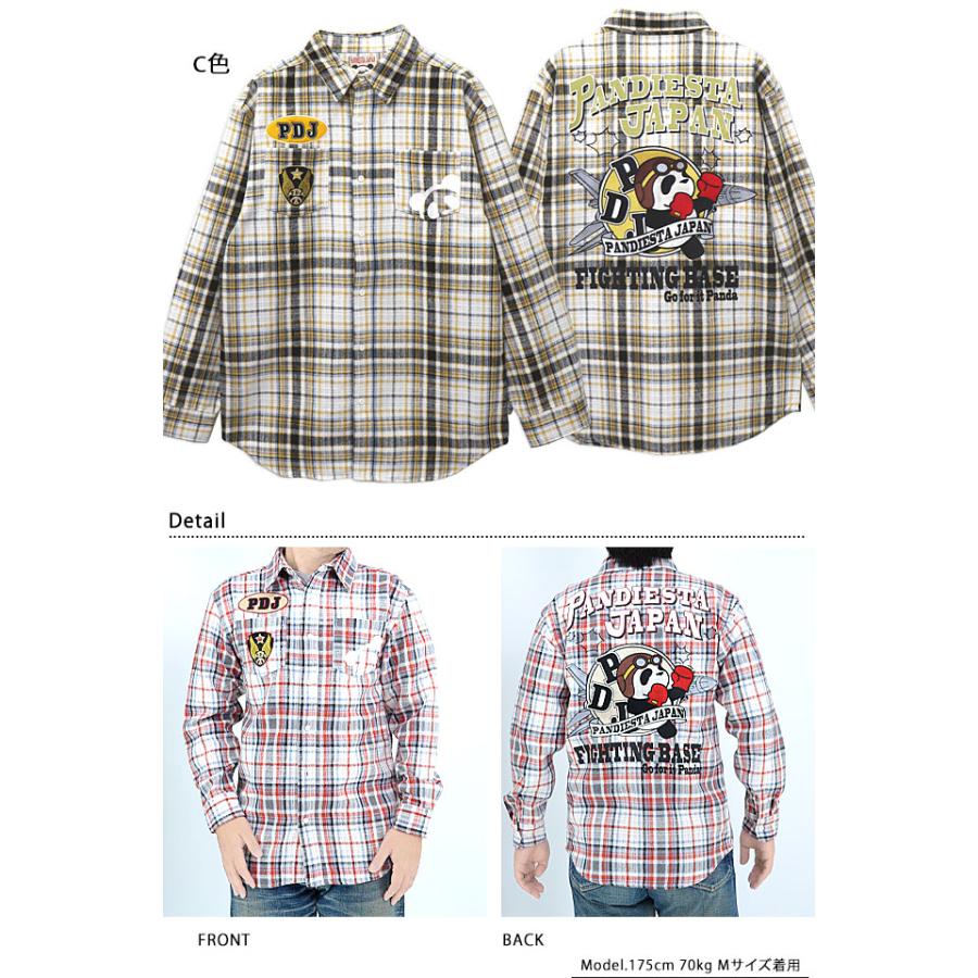 PDJ FIGHTERチェックシャツ PANDIESTA JAPAN 533602 パンディエスタ
