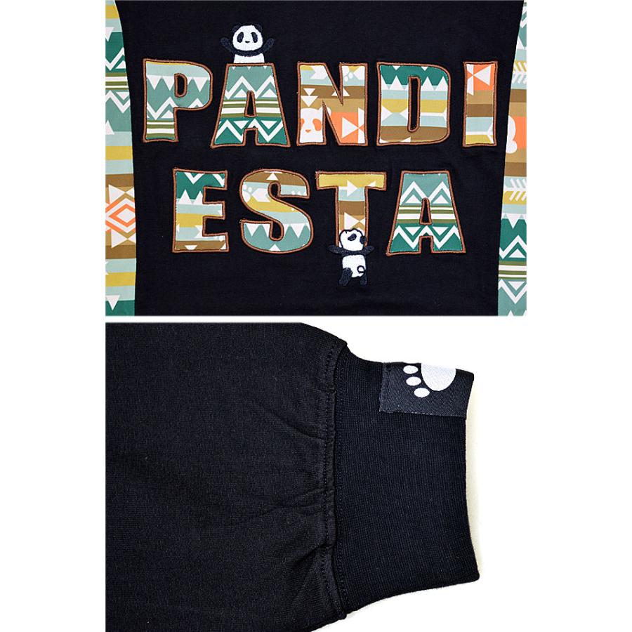 ネイティブパンダ切替BIGロングTシャツ PANDIESTA JAPAN 533953