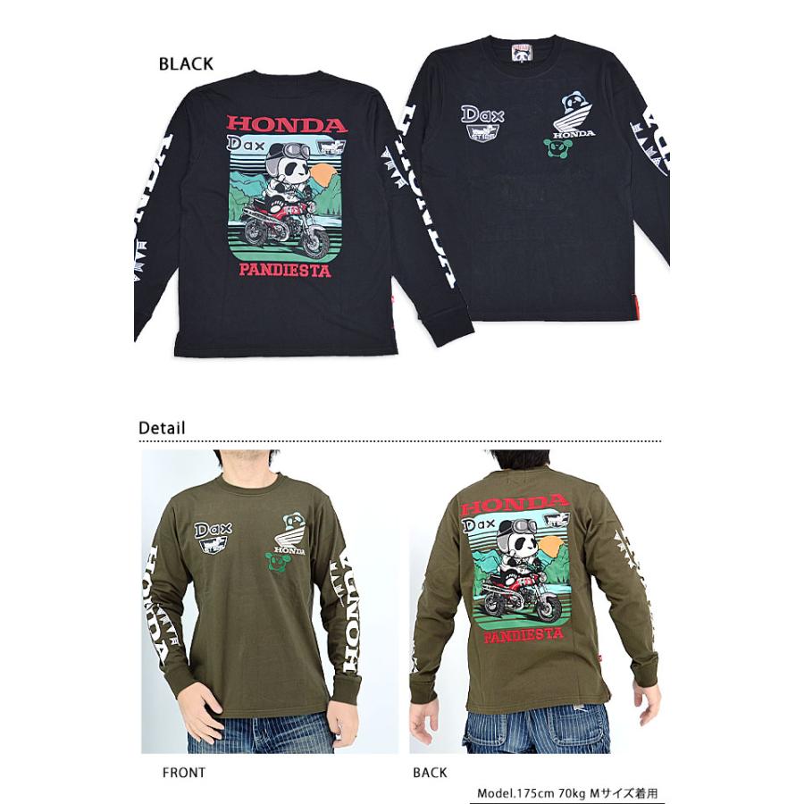 パンディエスタ　Dax　ロンt　M HONDA×PANDIESTA DAX125ロングTシャツ PANDIESTA JAPAN 533504
