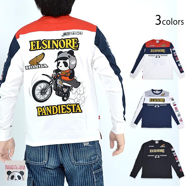 HONDA×PANDIESTA MT250エルシノアロングTシャツ PANDIESTA JAPAN 