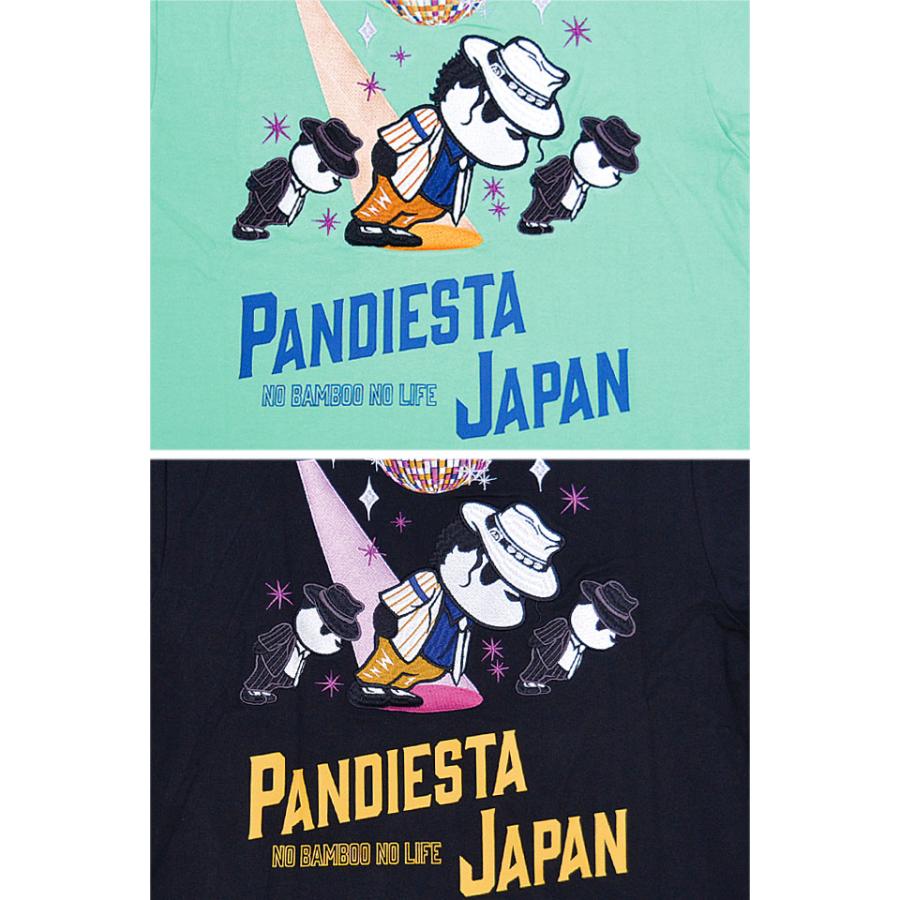 KING OF PDJ半袖Tシャツ PANDIESTA JAPAN 554853 パンディエスタジャパン パンダ 刺繍 マイケルジャクソン｜sakurastyle｜06