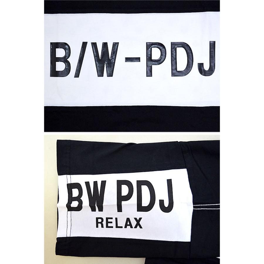 B/W-PDJ RELAXシリーズ 切替モノグラムBIG Tee PANDIESTA JAPAN 554876