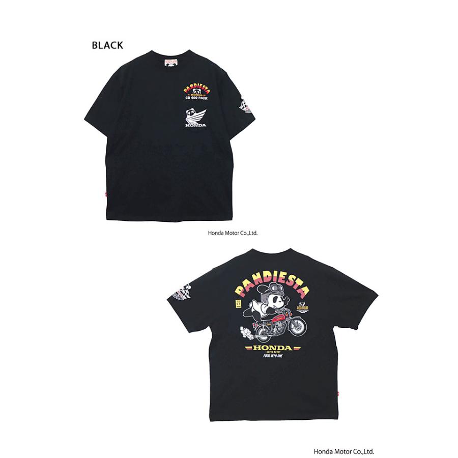 HONDA×PANDIESTA CB400Four TrickRide半袖Tシャツ PANDIESTA JAPAN