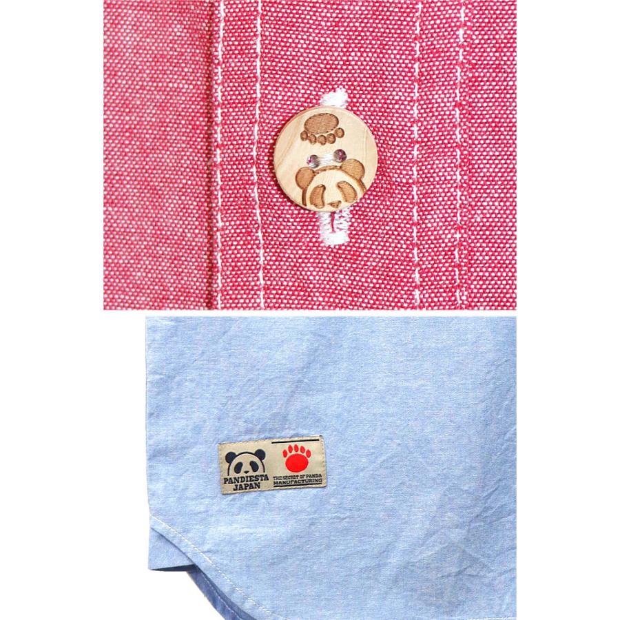 HONDA×PANDIESTA XL250Rシャンブレー半袖シャツ PANDIESTA JAPAN 554507 パンディエスタ パンダ 本田 HONDA×PANDIESTA XL250Rシャンブレー半袖シャツ PANDIESTA JAPAN