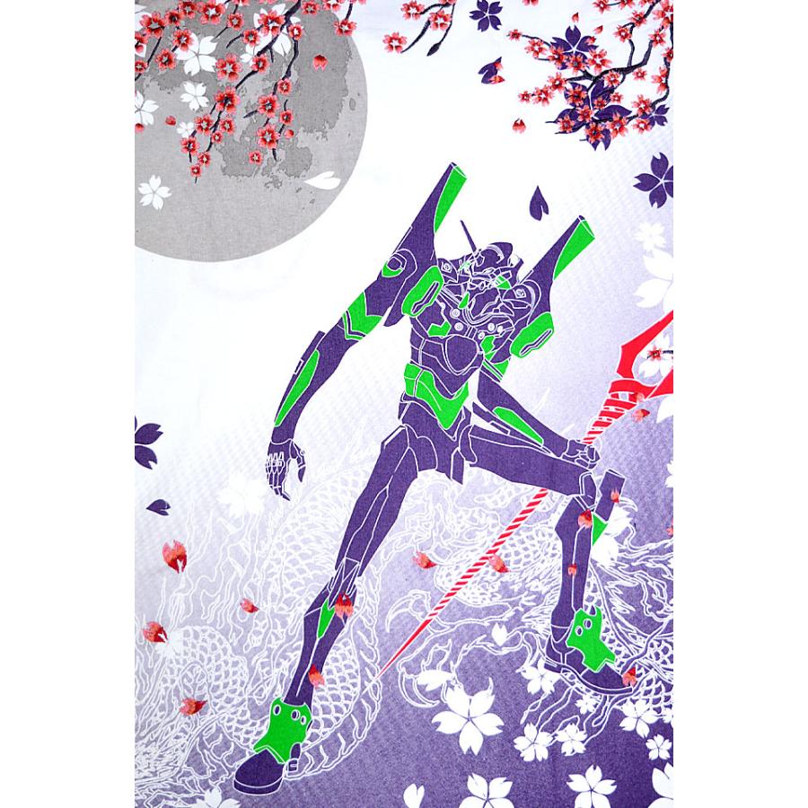 EVANGELION×錦 雅桜×初号機半袖Tシャツ 錦 554217 和柄 和風