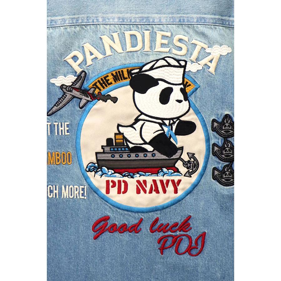キャプテンパンダデニムシャツ PANDIESTA JAPAN 564857 パンディエスタ