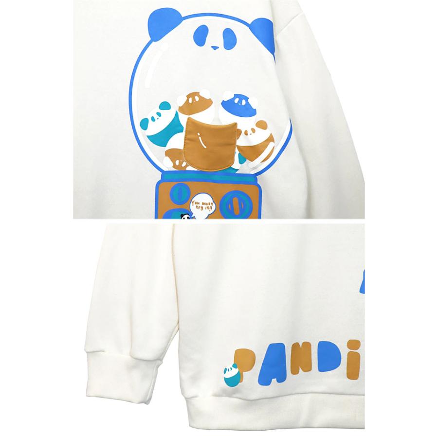 ぬいぐるみ付きガチャパンダBIGスウェット PANDIESTA JAPAN 564750 パンディエスタジャパン ゆったりめ オーバーサイズ ユニセックス爆買_4
