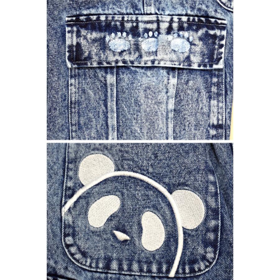 熊猫謹製ケミカルデニムワイドパンツ PANDIESTA JAPAN 575951 パンディ 