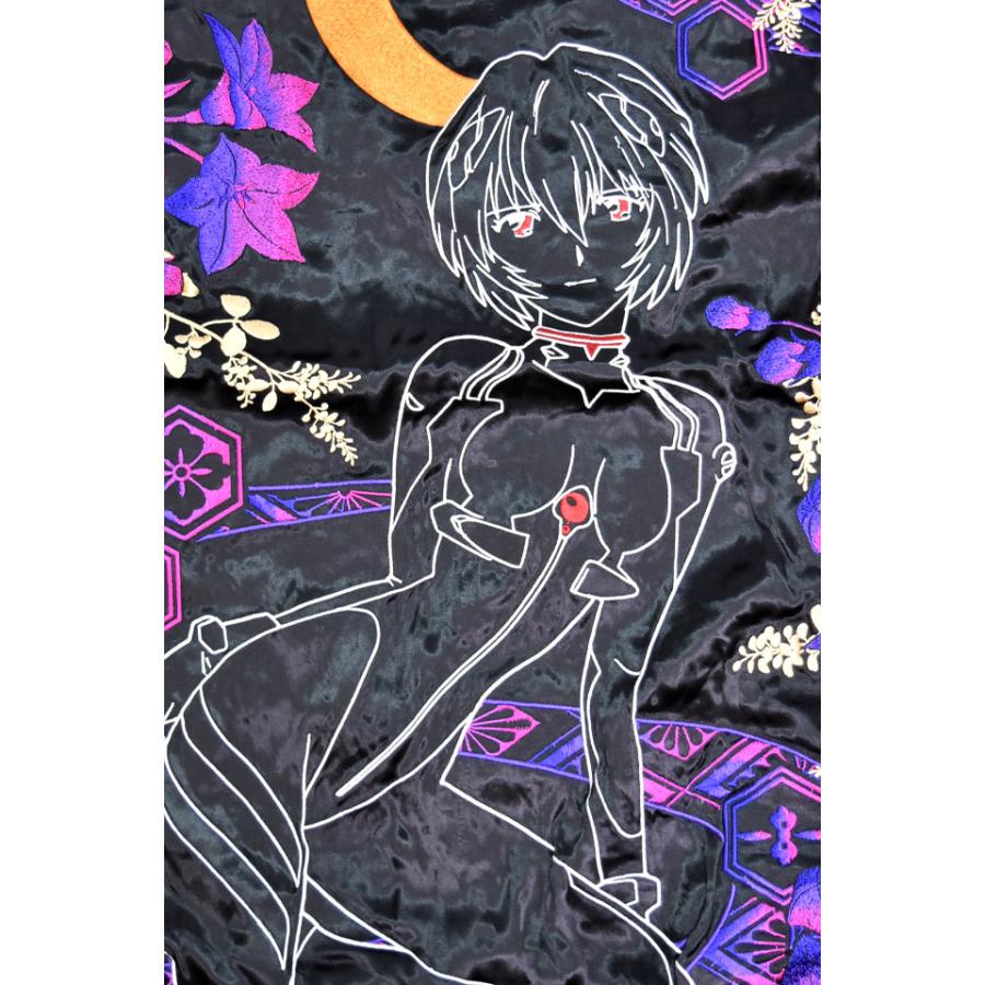 EVANGELION×錦 零号機×綾波リバーシブルスカジャン 錦 575354 和柄