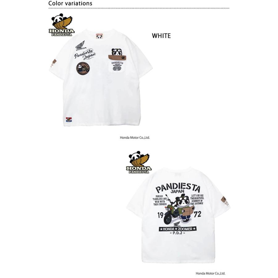 HONDA×PANDIESTA ZOOMER ミリタリー半袖Tシャツ PANDIESTA JAPAN