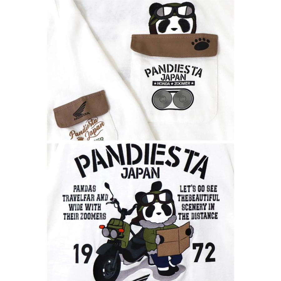 HONDA×PANDIESTA ZOOMER ミリタリー半袖Tシャツ PANDIESTA JAPAN