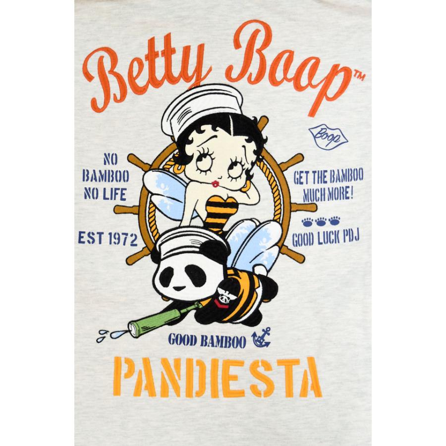 パンディエスタ×ベティブープ Honey Bee マリンBETTY ジップパーカー