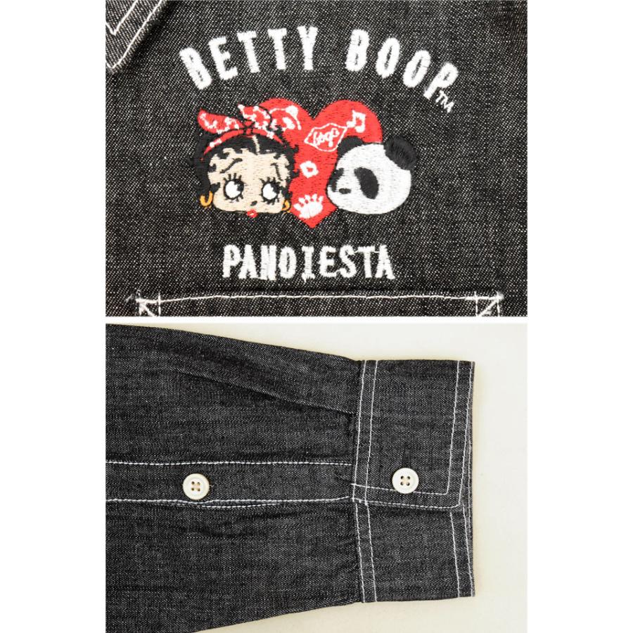 パンディエスタ×ベティブープ ハートBETTY デニムシャツ PANDIESTA