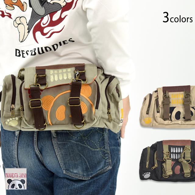 熊猫謹製ウエストバッグ PANDIESTA JAPAN 595901 パンディエスタジャパン パンダ かばん ユニセックス 熊猫謹製ウエストバッグ PANDIESTA JAPAN 595901 パンディエスタ