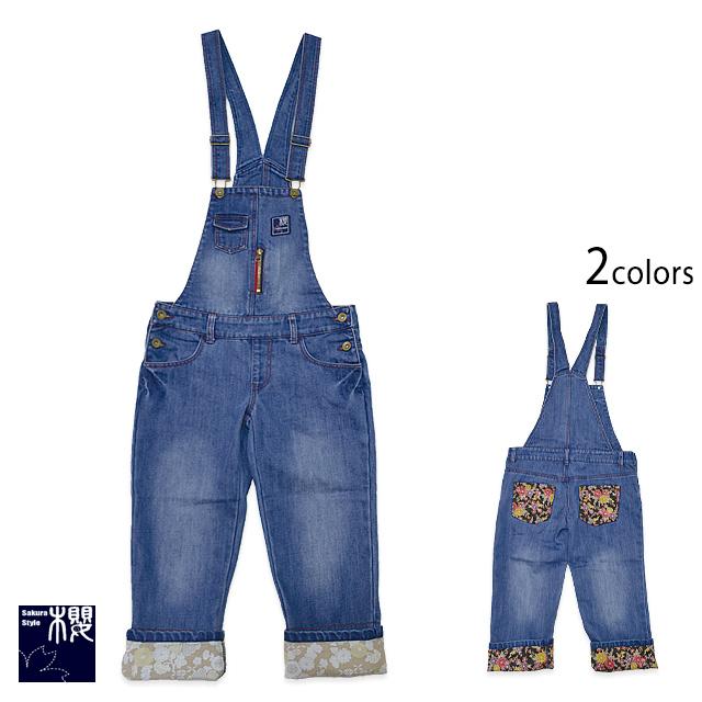 和柄デニムサロペット◆サクラスタイル/レディース 和柄デニムサロペット◇サクラスタイル/レディース : サクラスタイル