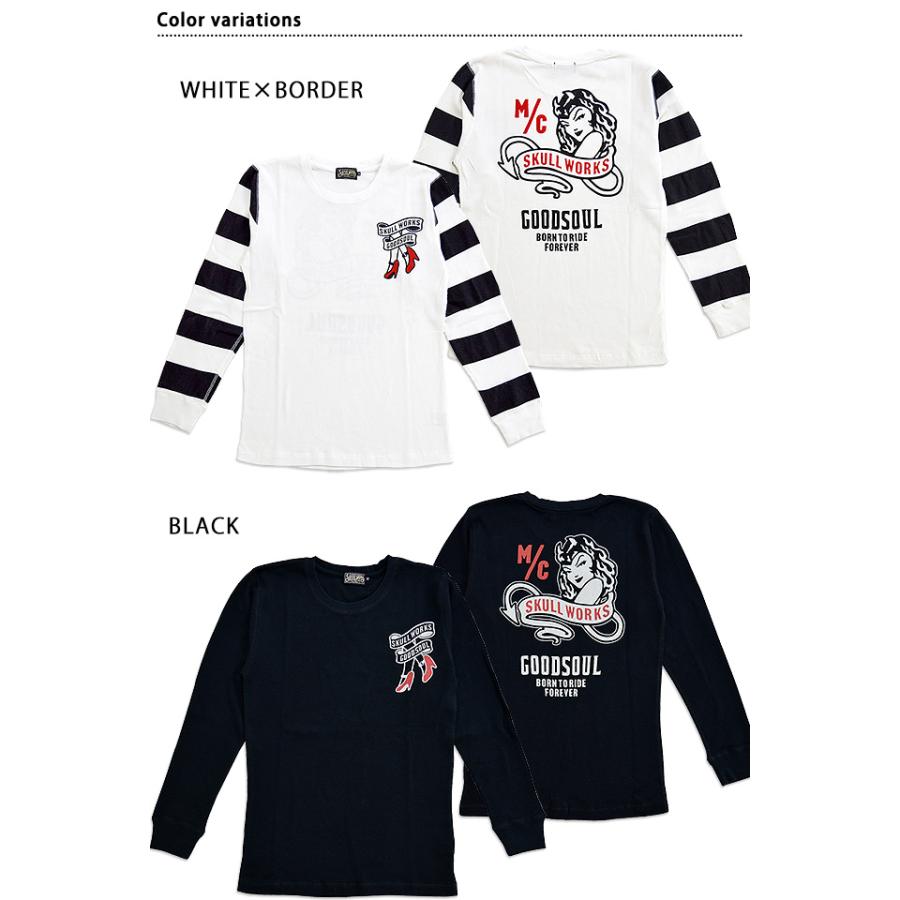 デビルガールサーマル長袖Tシャツ スカルワークス SKULL WORKS 111753