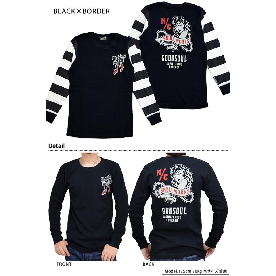 デビルガールサーマル長袖Tシャツ スカルワークス SKULL WORKS 111753