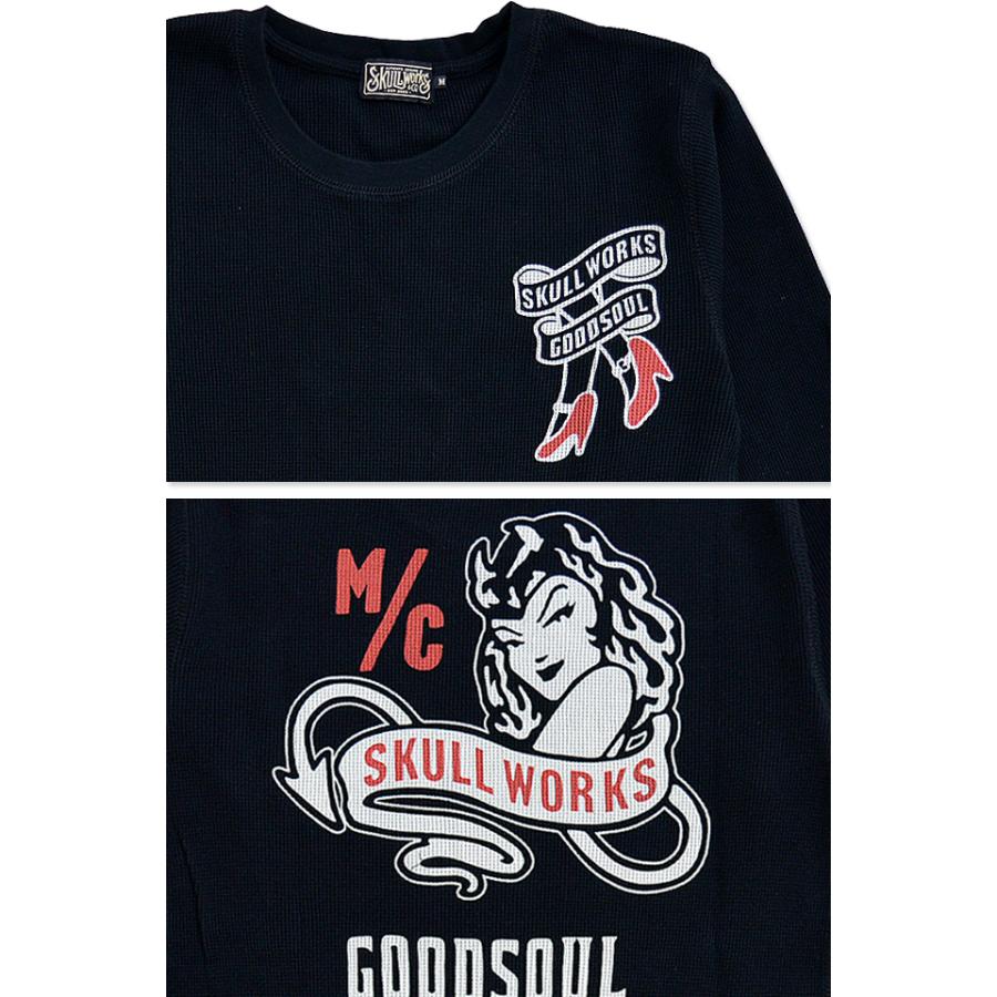 デビルガールサーマル長袖Tシャツ スカルワークス SKULL WORKS 111753