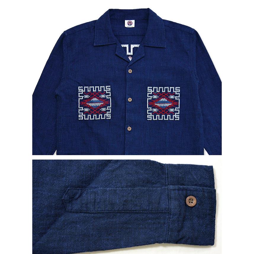 サムライジーンズ グアテマラ長袖シャツ SGGS17 SAMURAI JEANS 日本製 