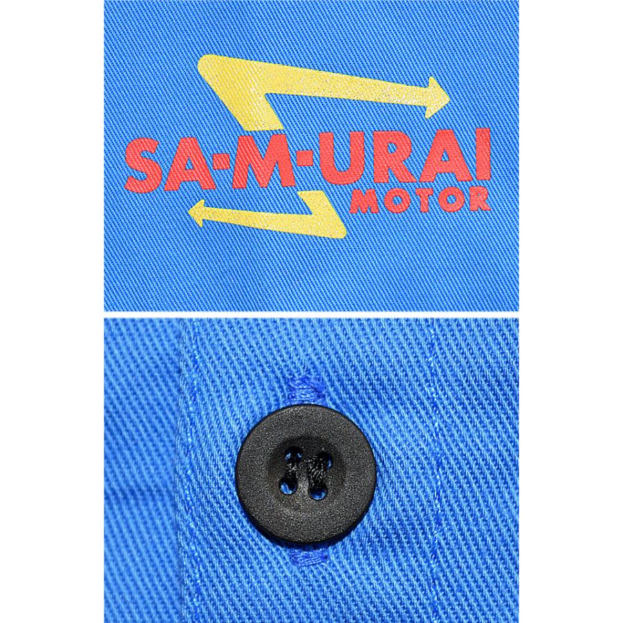 サムライジーンズ 自動車倶楽部半袖ガソスタシャツ SAMURAI JEANS