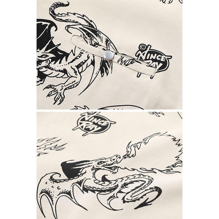 レーヨンオープンシャツ「RETURN OF THE DRAGON by VINCE RAY