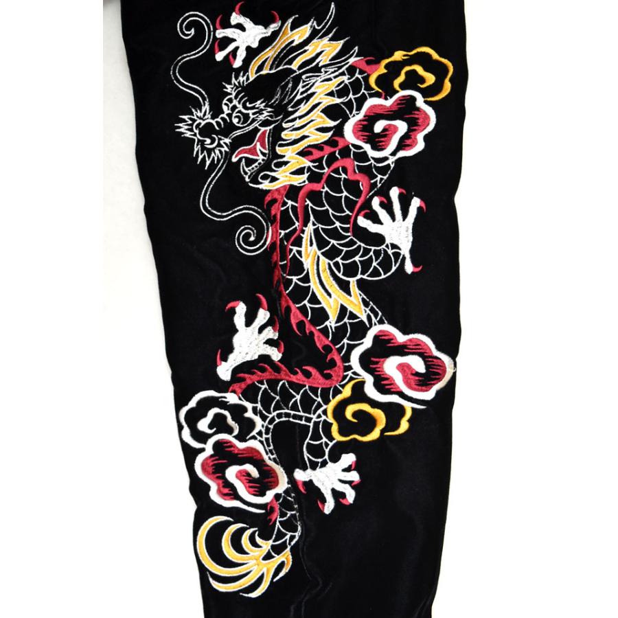 80s 90s スーベニア スカジャン リバーシブル 別珍 ベロア ミツワ ✓新品 スカジャン スーベニアジャケット 別珍 ベロア リバーシブル B