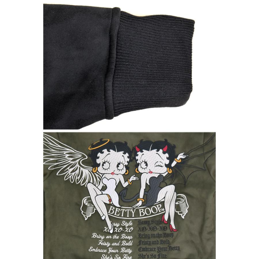 BETTY×ネバーマインド スムース×ファーボンディングジップパーカー NEVER MIND BBN-2524 ベティーちゃん 刺繍爆買_5