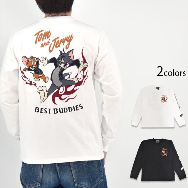 TOM＆JERRY×ネバーマインド 天竺ロングTシャツ NEVER MIND TJN-2603