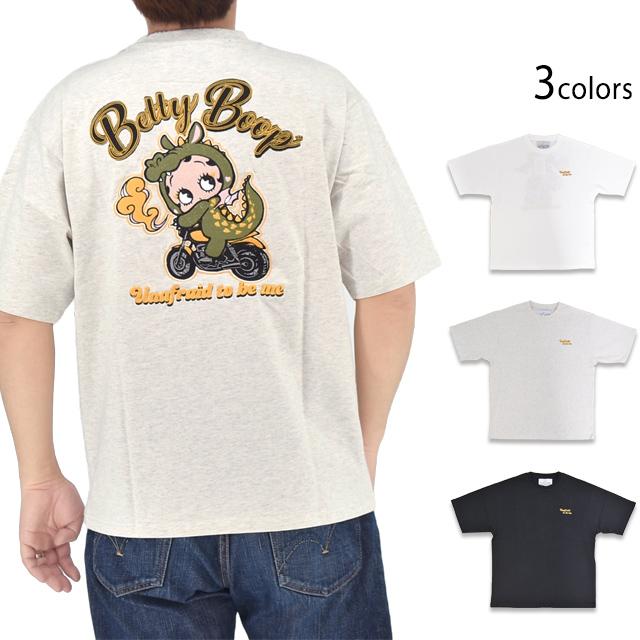 バイクバブ龍BETTY コットン天竺半袖Tシャツ サクラスタイル