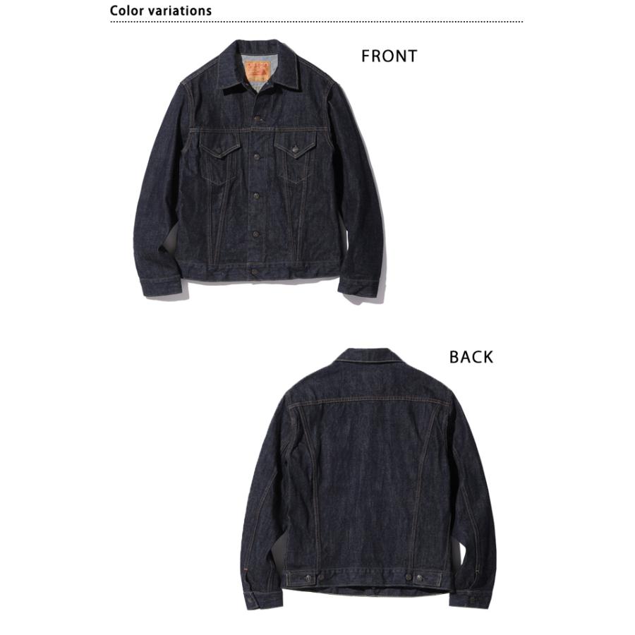 14.25oz.デニムジャケット「1962 MODEL」・ワンウォッシュ SUGER CANE