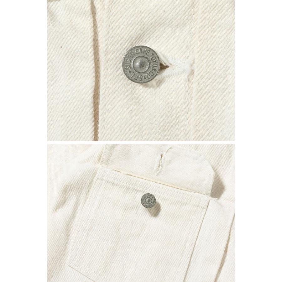 13oz. ホワイトデニムジャケット「1953 MODEL」・ワンウォッシュ SUGER