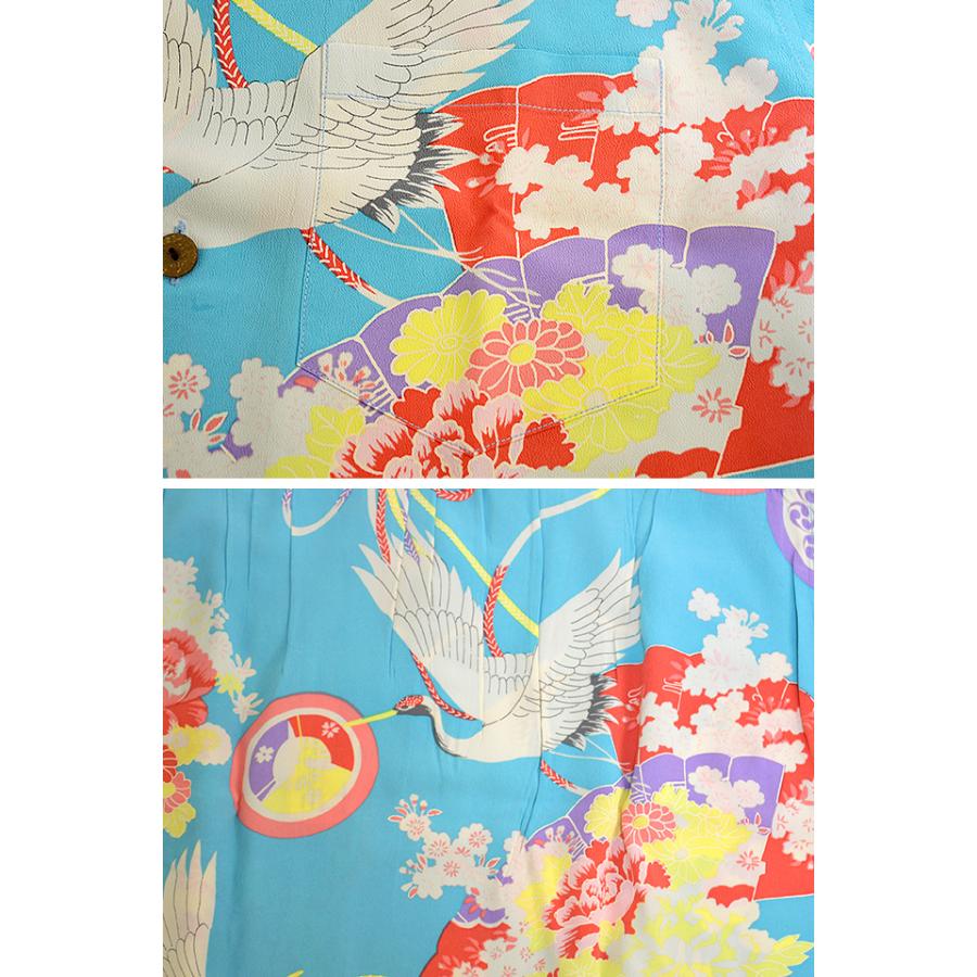 半袖アロハシャツ JAPANESE BAZZAR SPECIAL EDITION「THE CRY OF CRANE