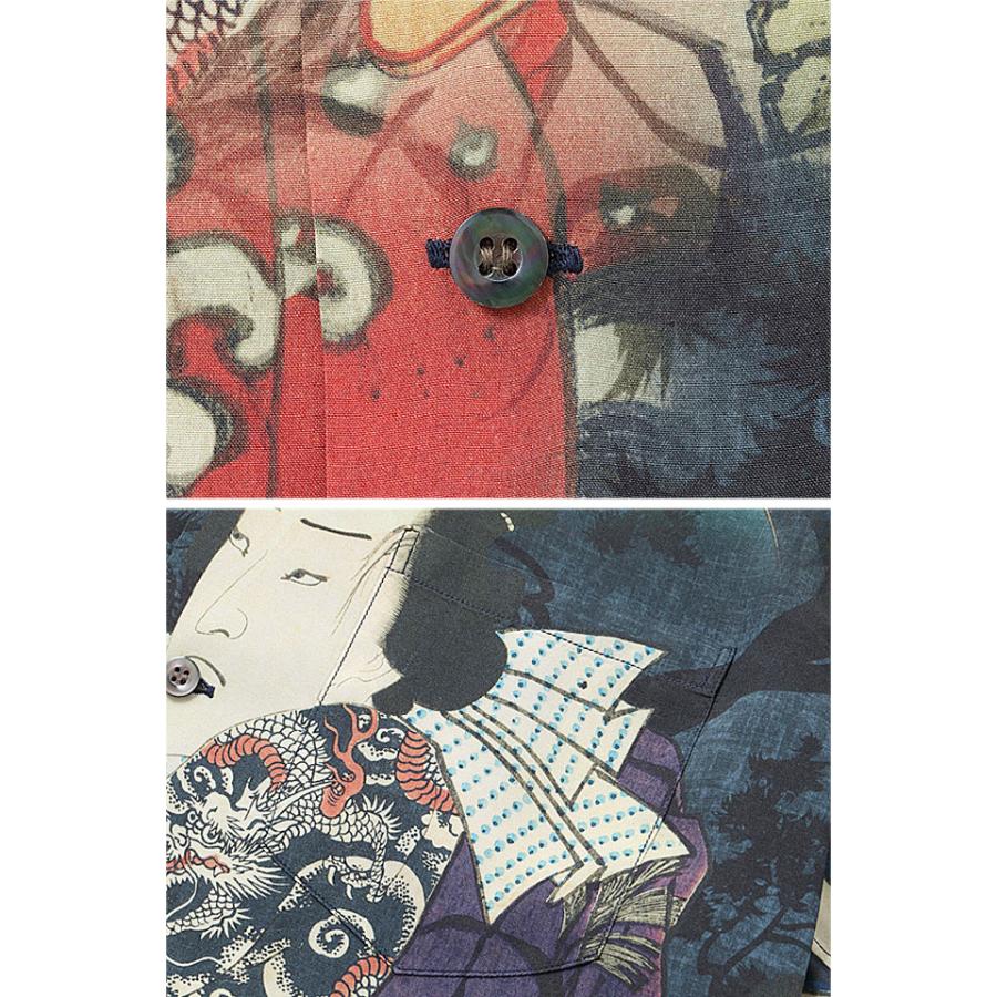 レーヨンアロハシャツ SUN SURF×三代目歌川豊国 SPECIAL EDITION「当世