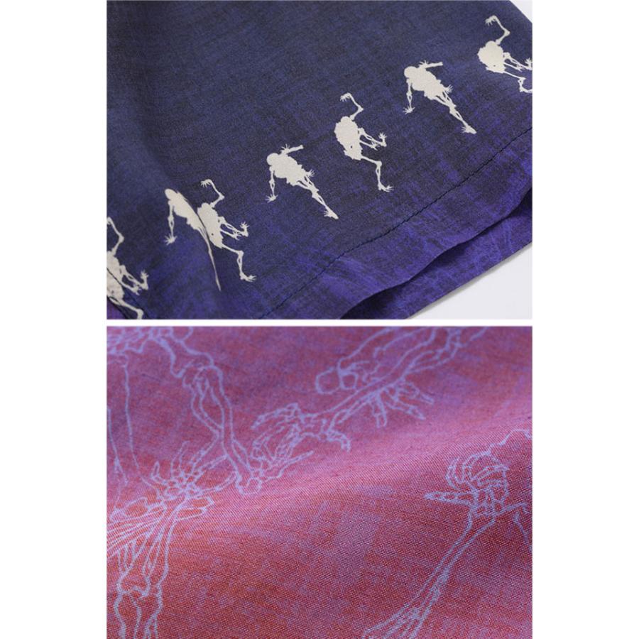 SUN SURF × 河鍋暁斎 SPECIAL EDITION 「暁斎漫画」アロハシャツ