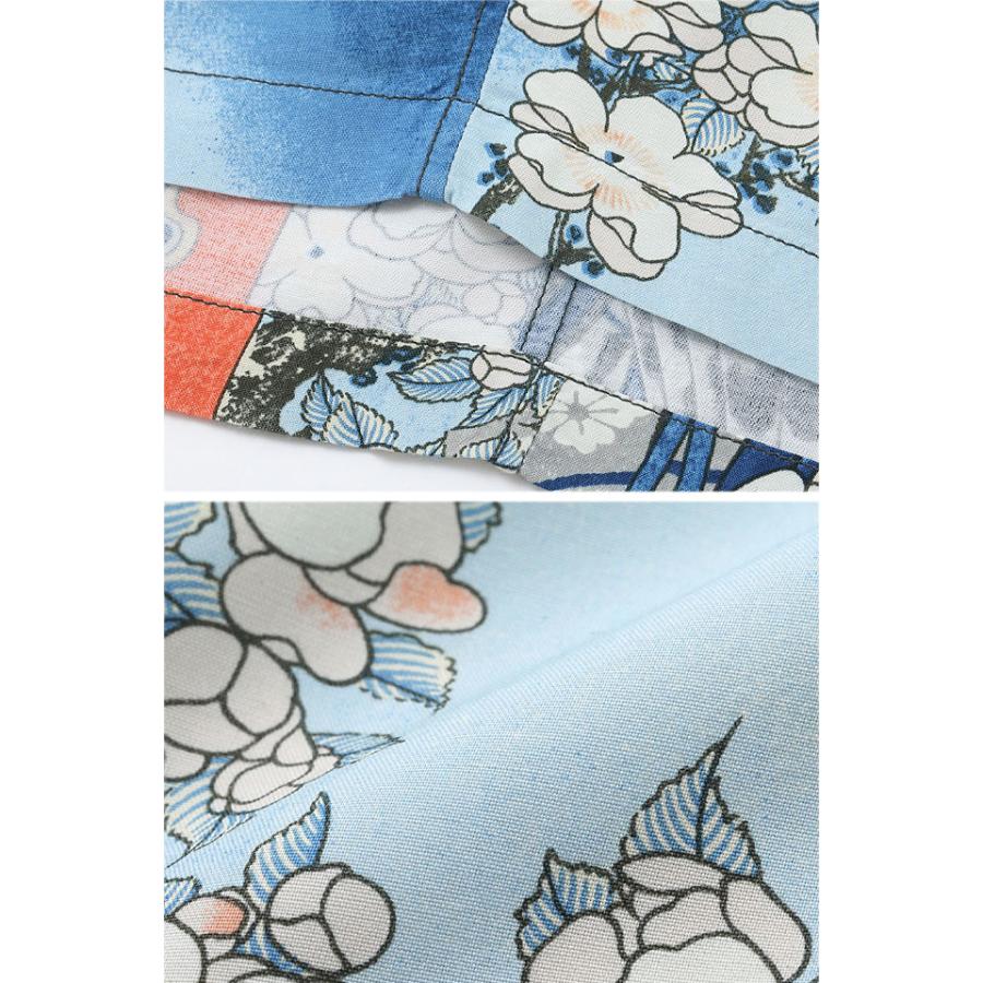 SUN SURF × 葛飾北斎 SPECIAL EDITION 「桜花に鷹図」アロハシャツ