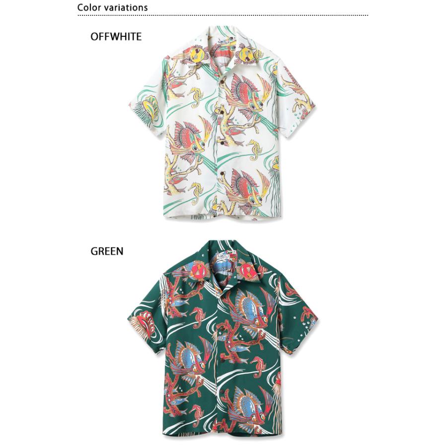 ドラゴンボーラー SS39417 サンサーフ “BUG EYED FISH 楽天市場】サンサーフ SUN SURF SS39417 半袖 レーヨン