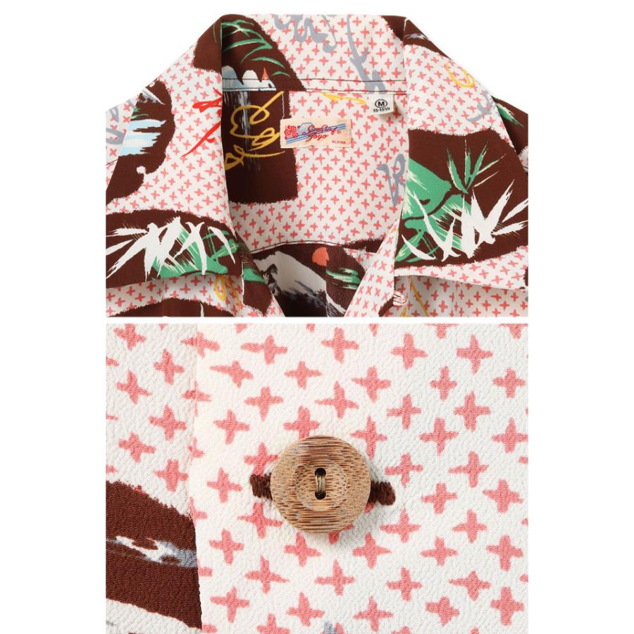 レーヨンアロハシャツ「JAPANESE TRADITION」 SUN SURF SS39418