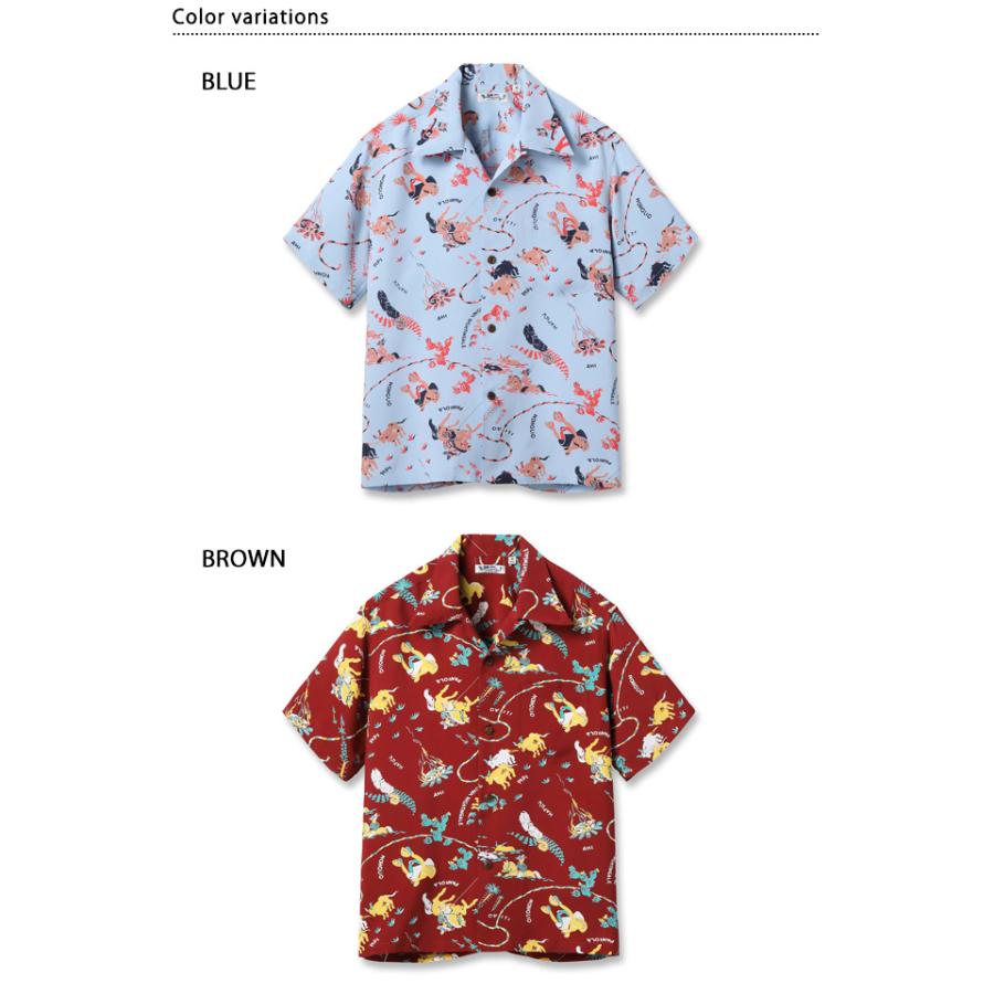 ★ターちゃん品★ハーパー レーヨン アロハシャツ ハワイアン レーヨンアロハシャツ「PANIOLA TOWN」 SUN SURF SS39420