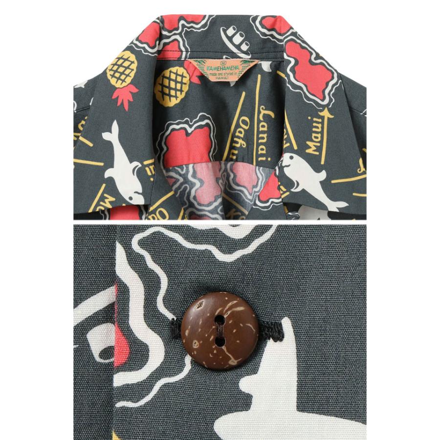 コットンブロードアロハシャツ「ROUND TRIP」 SUN SURF SS39505