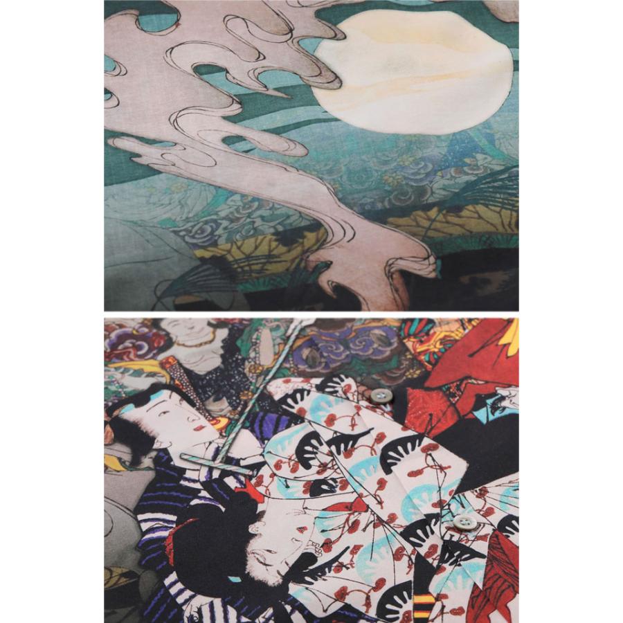 SUN SURF×月岡芳年 SPECIAL EDITION アロハシャツ「偐紫田舎源氏