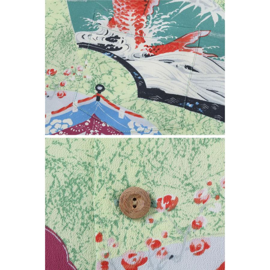 レーヨンアロハシャツ「JAPANESE QUAINT DESIGN」 SUN SURF SS39614