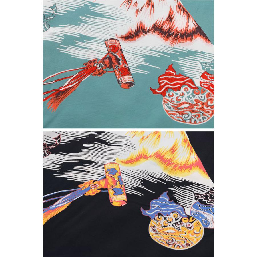 DUKE KAHANAMOKU SPECIAL EDITION 長袖レーヨンアロハシャツ「Mt