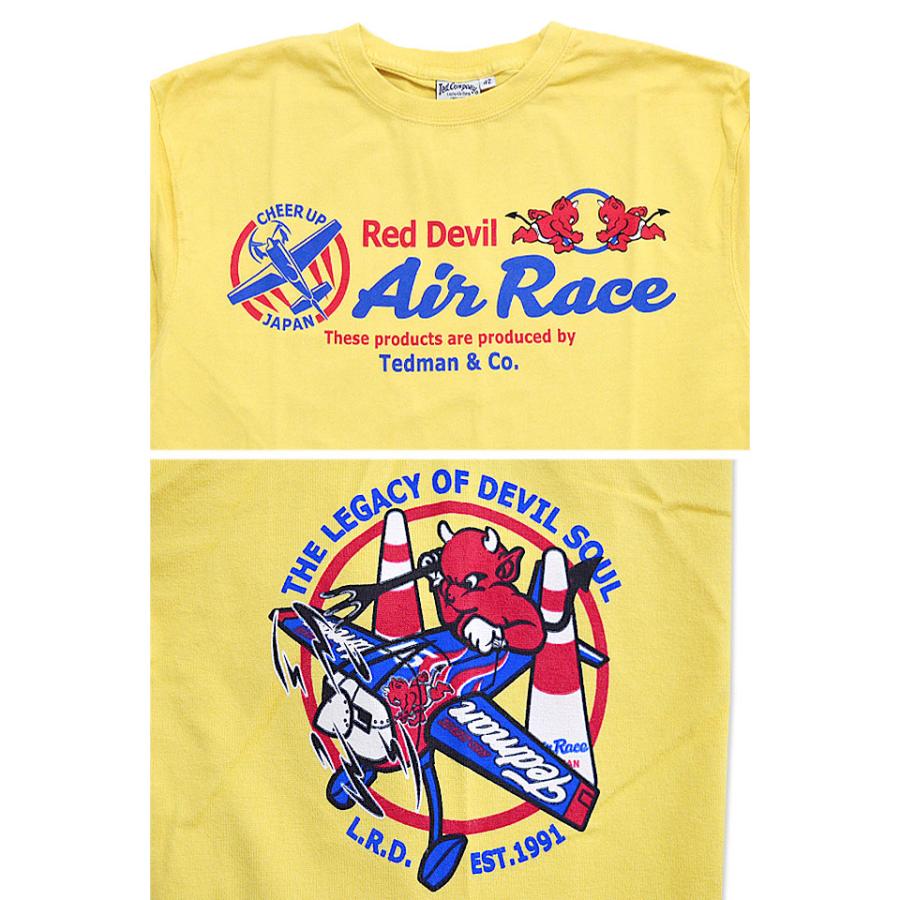 AIR RACE長袖Tシャツ TEDMAN テッドマン TDLS-319 エフ商会 ロングT 