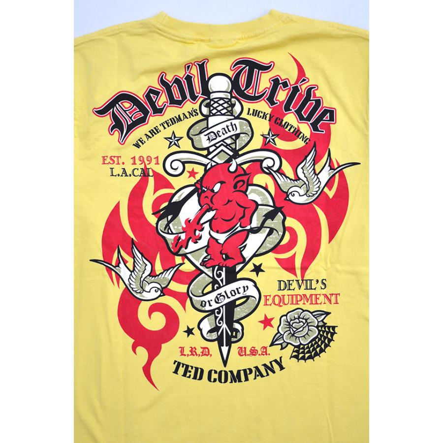 テッドマン)TEDMAN RED DEVIL M.C.長袖Tシャツ TEDMAN テッドマン TDLS 