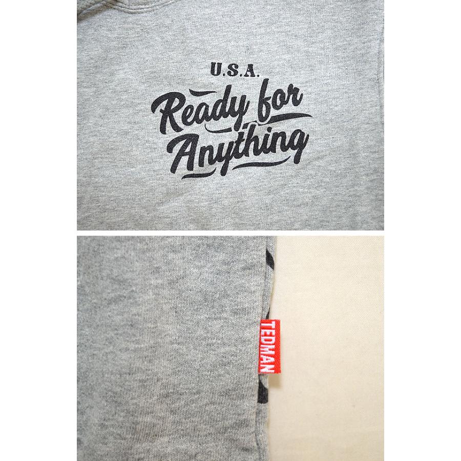 プルオーバーパーカー TEDMAN テッドマン TDPSP-101 エフ商会 スエット